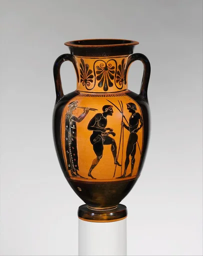 Terracotta neck-amphora (jar)