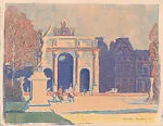 L’Arc de Triomphe du Carrousel and Louvre — Claude Flight