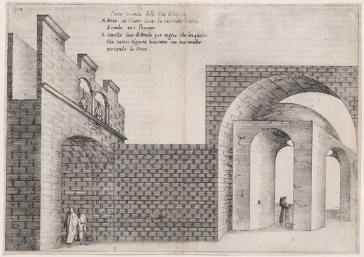 15th Plate, from Trattato delle Piante & Immagini de Sacri Edifizi di Terra Santa (Treatise of the Plans & Images of the Sacred Buildings of the Holy Land)