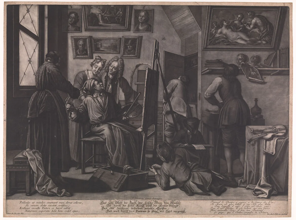 The Painter — Johann Andreas Pfeffel the Elder|Jan Josef Horemans the Elder