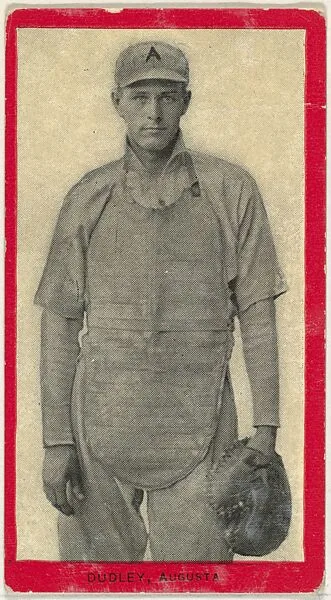 Dudley, Augusta, Atlantic League, from the Baseball Players (Red Borders) series (T210) issued by Old Mill Cigarettes — Old Mill Cigarettes, Virginia