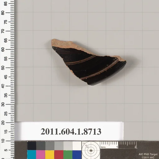 Terracotta fragment of a kylix (drinking cup)