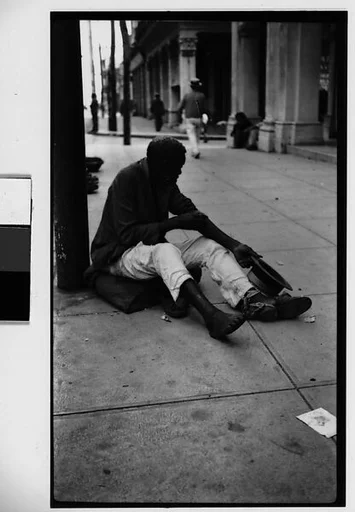[Beggar Seated on Street, Havana]