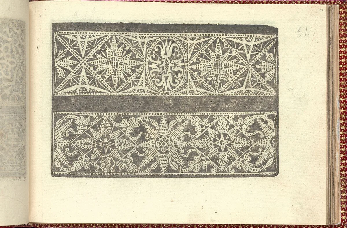 Corona delle Nobili et Virtuose Donne: Libro I-IV, page 51 (recto) — Cesare Vecellio