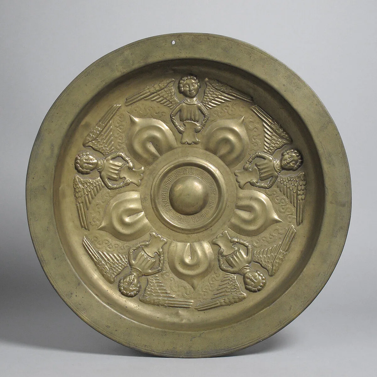Plate with Five Angels — Unknown