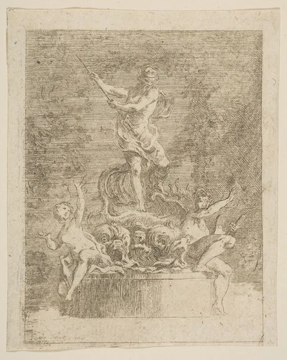 "La Colere de Neptune," fontaine