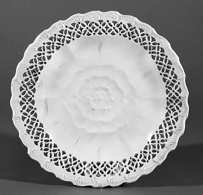 Dessert dish (one of a pair) — Unknown