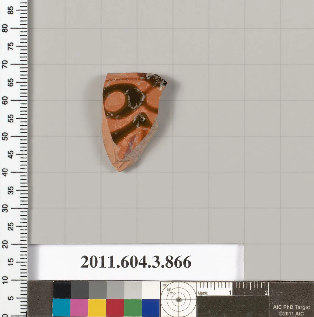 Terracotta fragment of a lekythos (oil flask) — Unknown