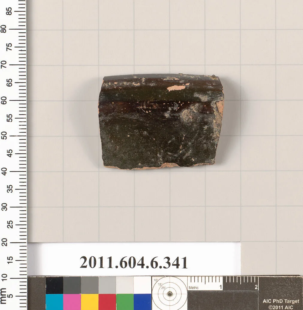 Terracotta rim fragment of a bowl — Unknown