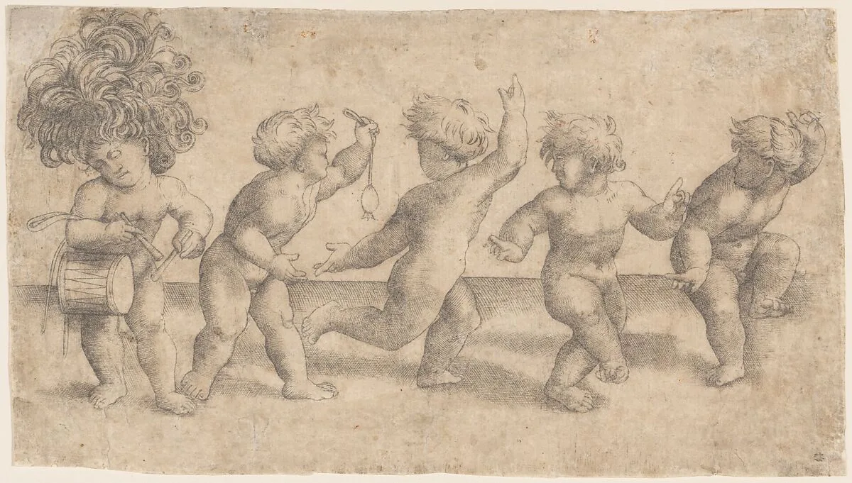 Five Dancing Putti — Amico Aspertini