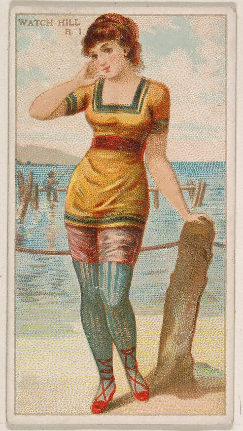 Watch Hill, Rhode Island, from the Surf Beauties series (N232), issued by Kinney Bros. — Kinney Brothers Tobacco Company