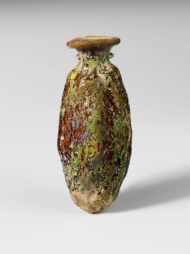 Glass bottle shaped like a date