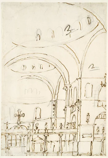 Interior of the Basilica of San Marco, Showing the Crossing and the Choir