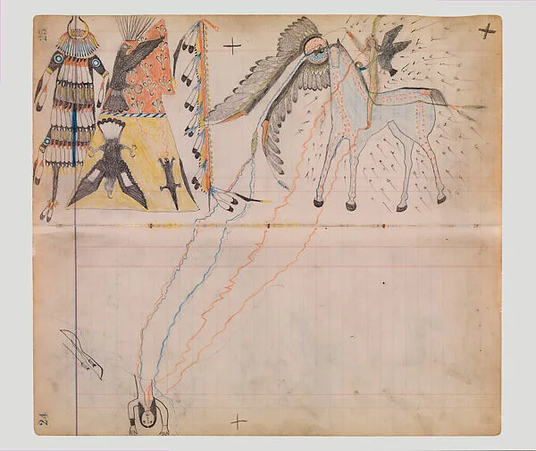 A Warrior's Vision — Henderson Ledger Artist B