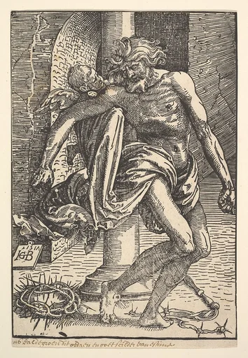 Christ with the Instruments of Torture Supported by a Little Angel