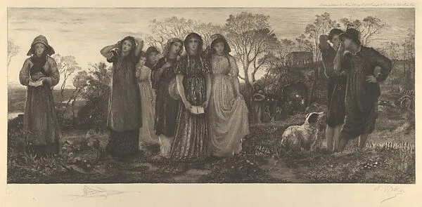 The Evening Hymn — George Heming Mason|Charles-Albert Waltner|P. & D. Colnaghi & Co.