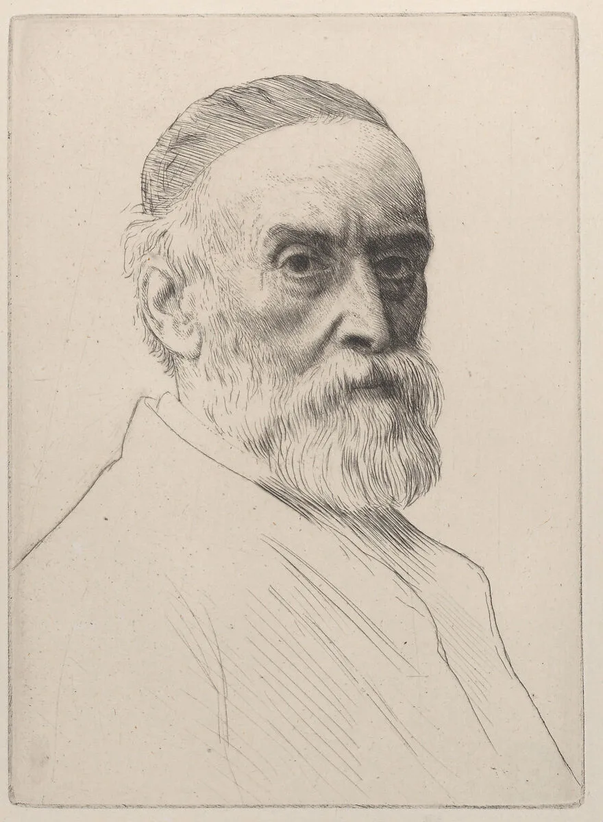 Portrait of George Frederic Watts — George Frederic Watts|Alphonse Legros