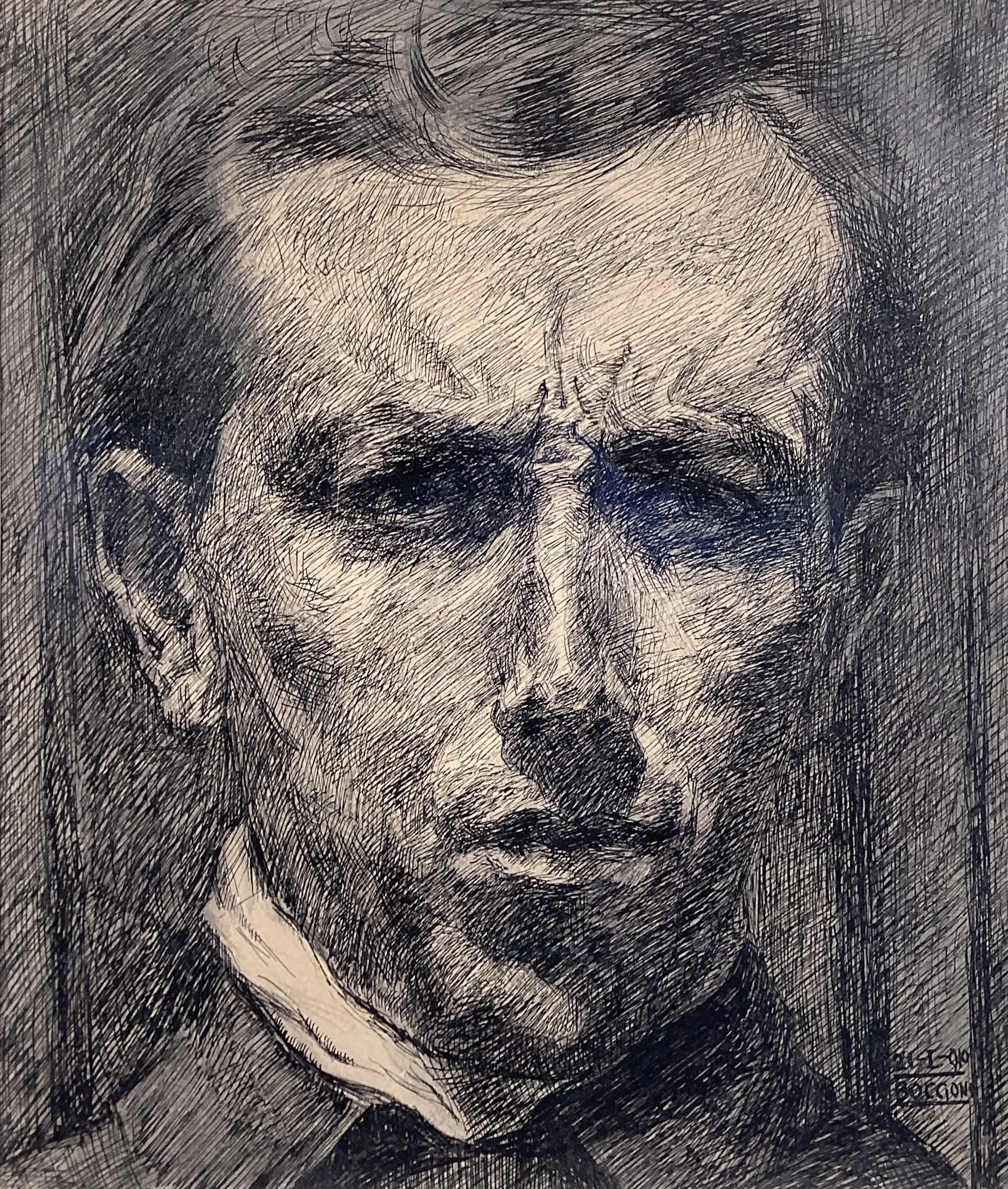 Self-Portrait — Umberto Boccioni