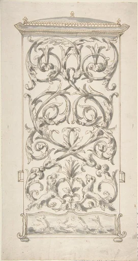 Design for Back of a Sedan Chair