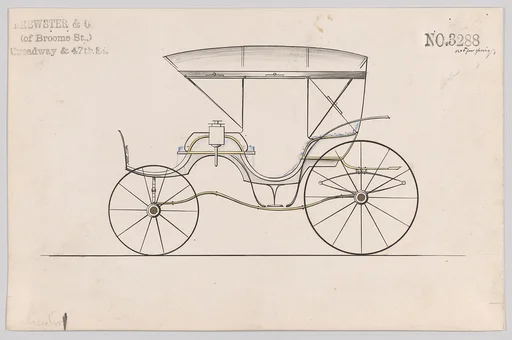 Design for 6 seat Phaeton, no. 3288