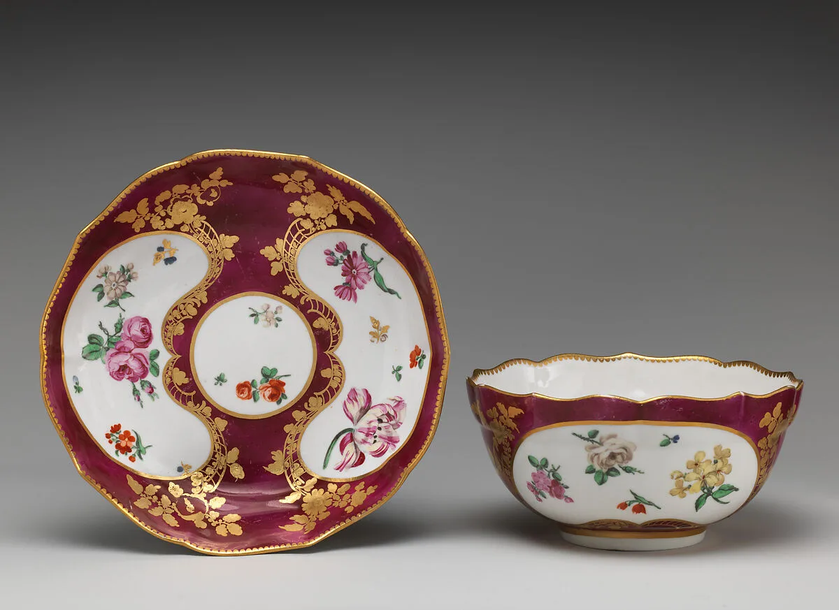 Bowl and tray — Chelsea Porcelain Manufactory
