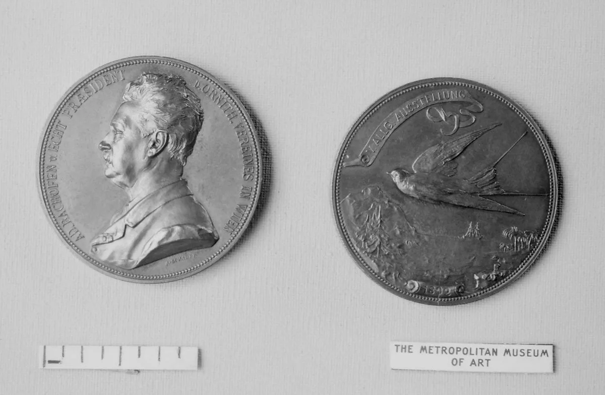 In Honor of Adolf Bachofen von Echt, as President of the Ornithological Society of Vienna — Anton Scharff