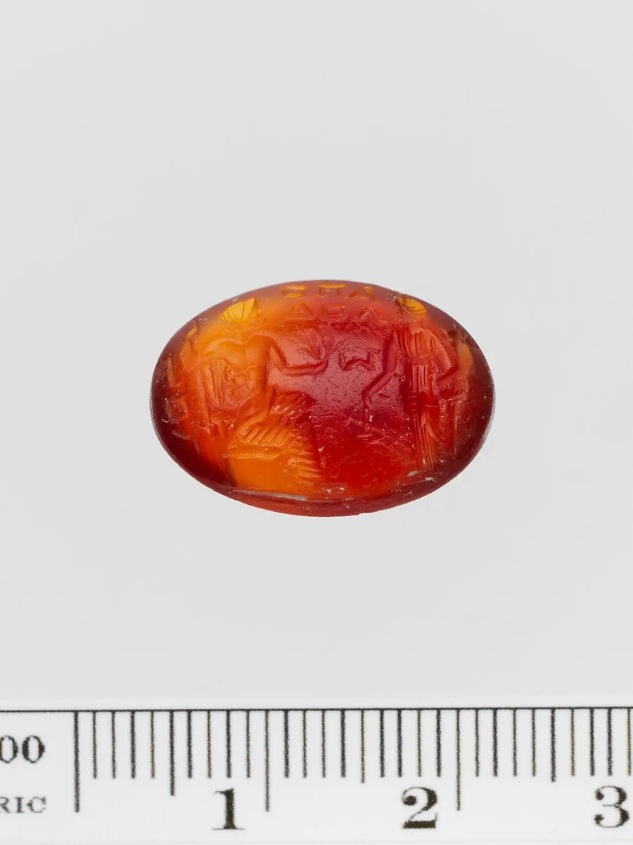 Carnelian ring stone — Unknown