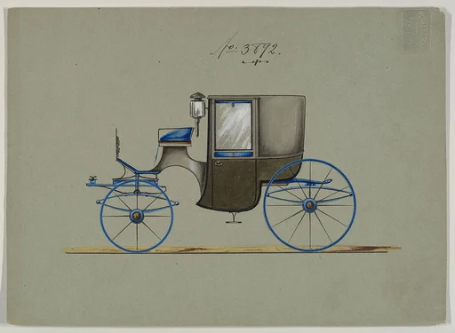 Design for Brougham, no. 3892