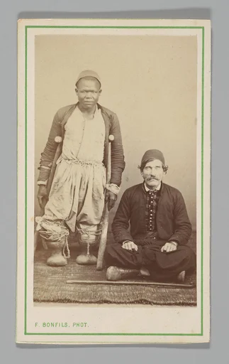 [Studio Portrait: Mahomedan Cripples, Beirut, Syria]