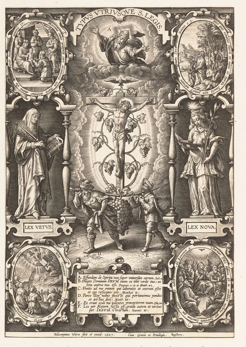 Typus Utriusque S. Legis — Hieronymus (Jerome) Wierix