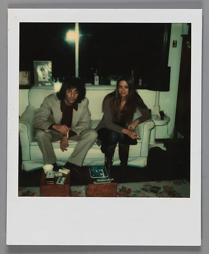 [Liz and Michael Lesy in Walker Evans's Living Room, Old Lyme, Connecticut]