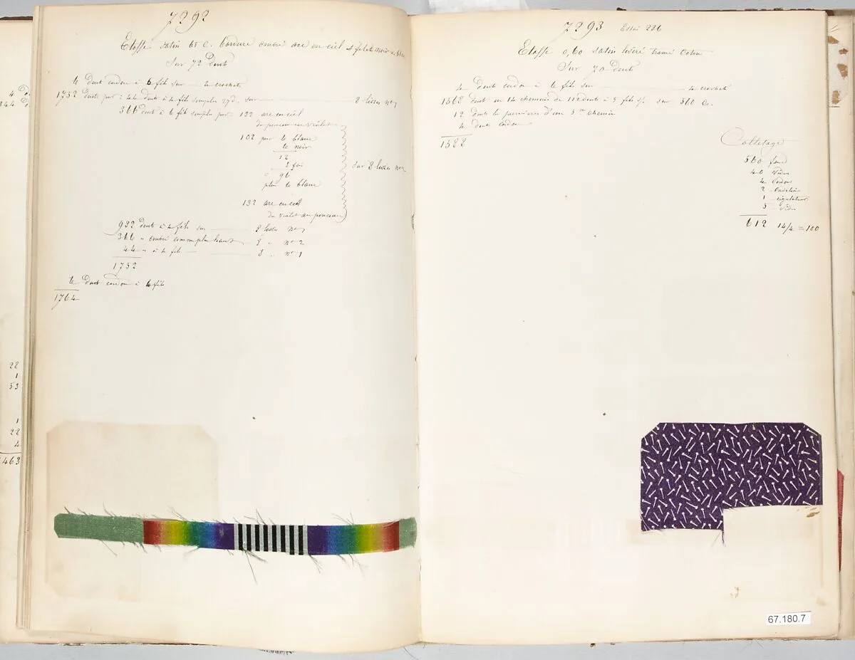 Textile Sample Book — Chapard and Chanal