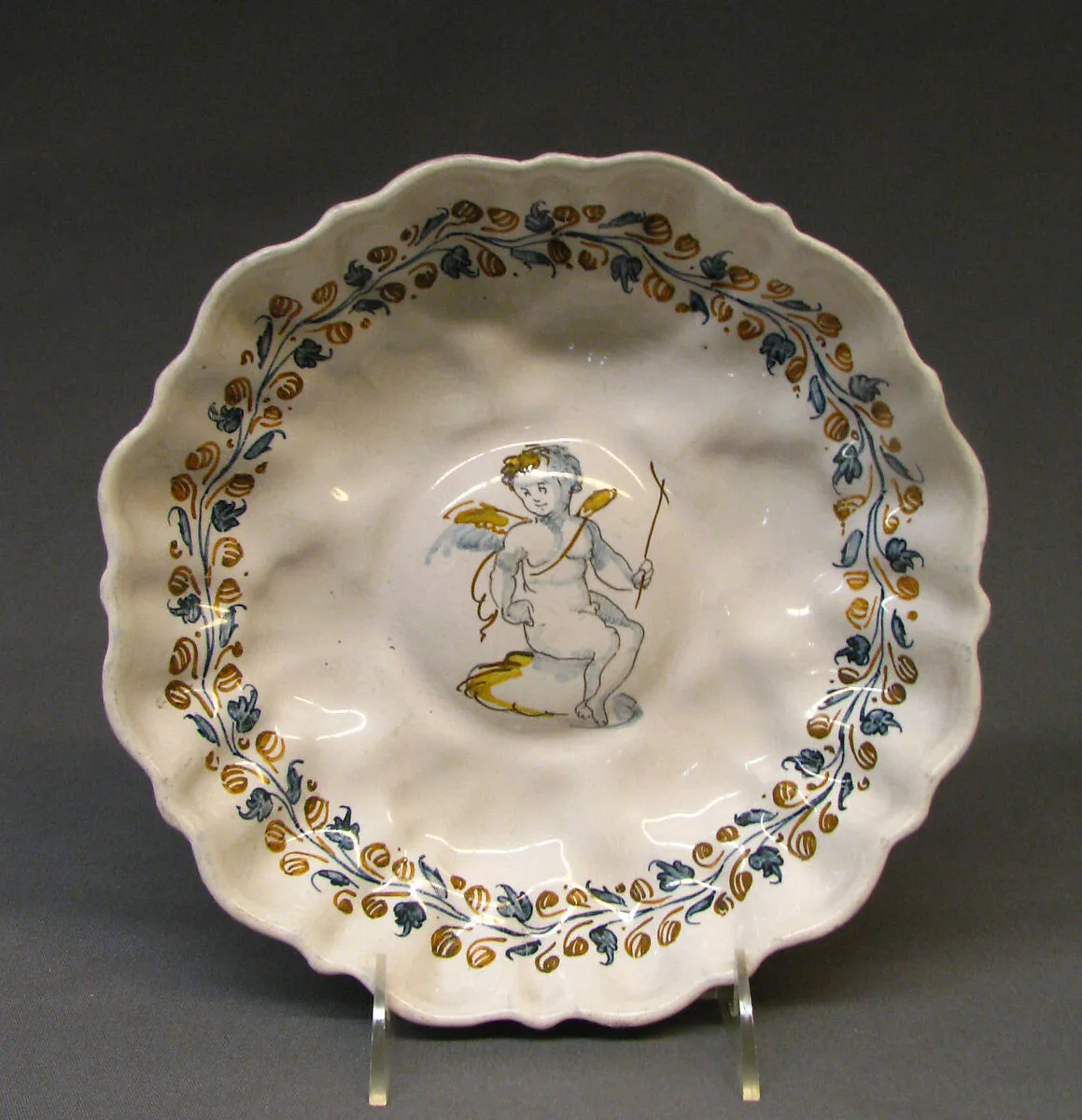 Footed dish — Unknown