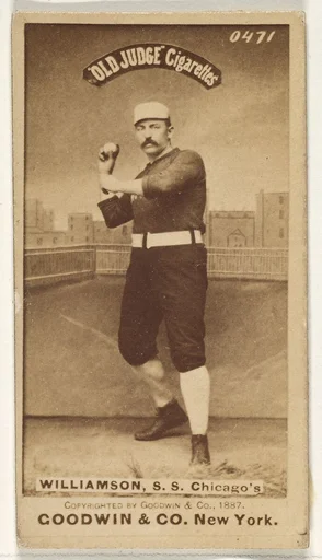 Williamson, Shortstop, Chicago, from the Old Judge series (N172) for Old Judge Cigarettes