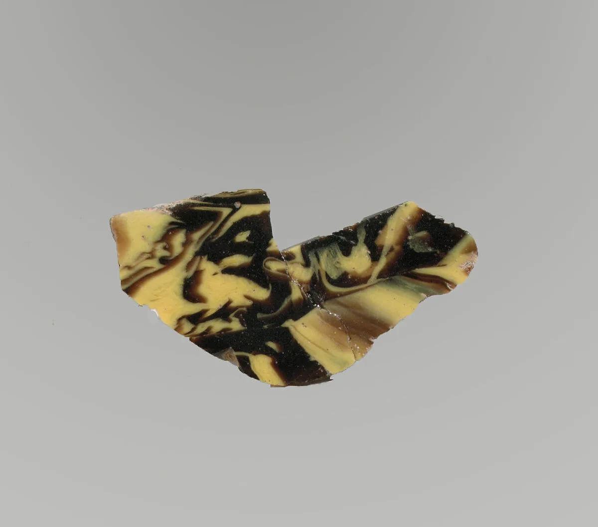 Glass mosaic inlay fragment — Unknown