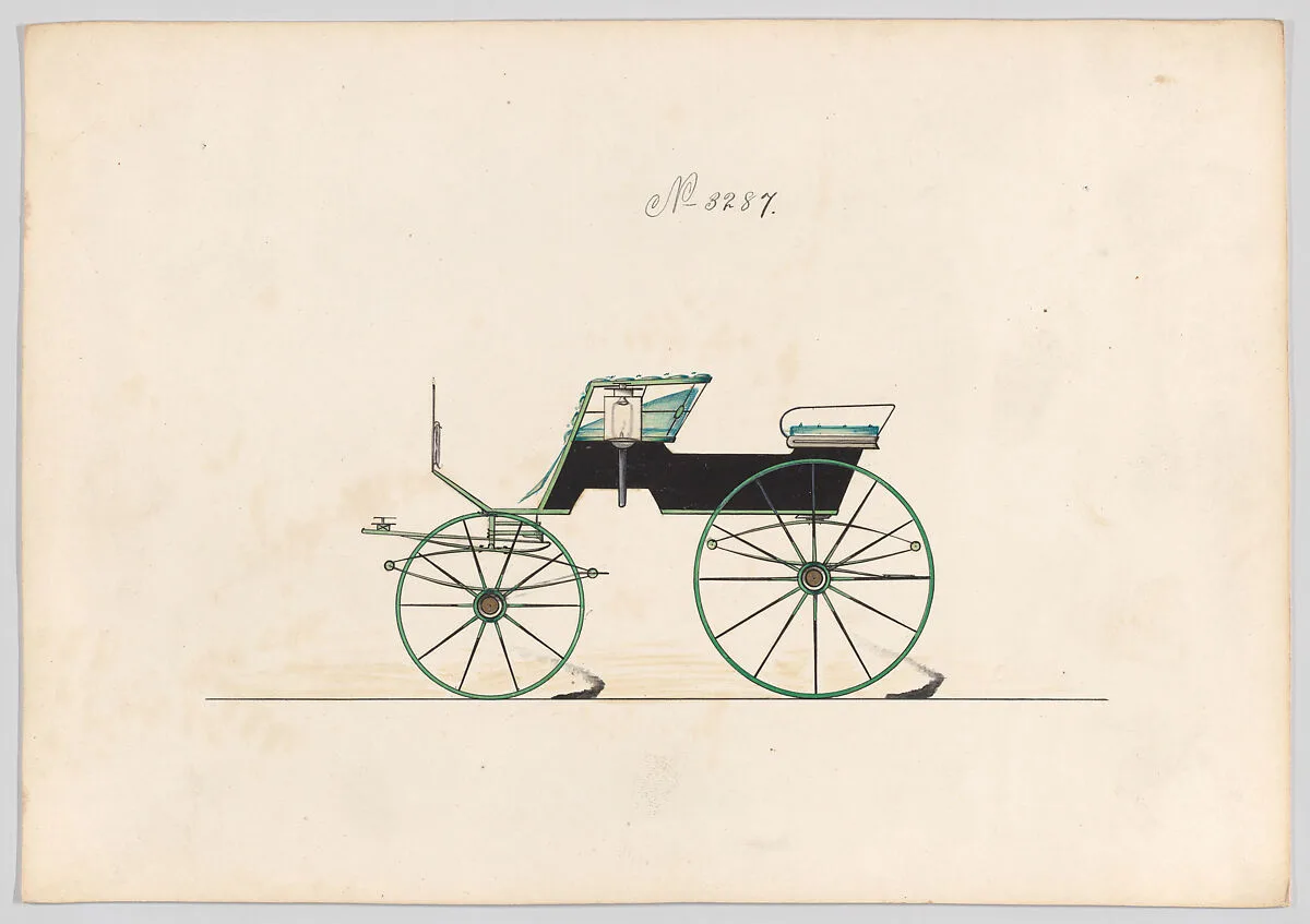 Design for T-Cart, no. 3287 — Brewster & Co.