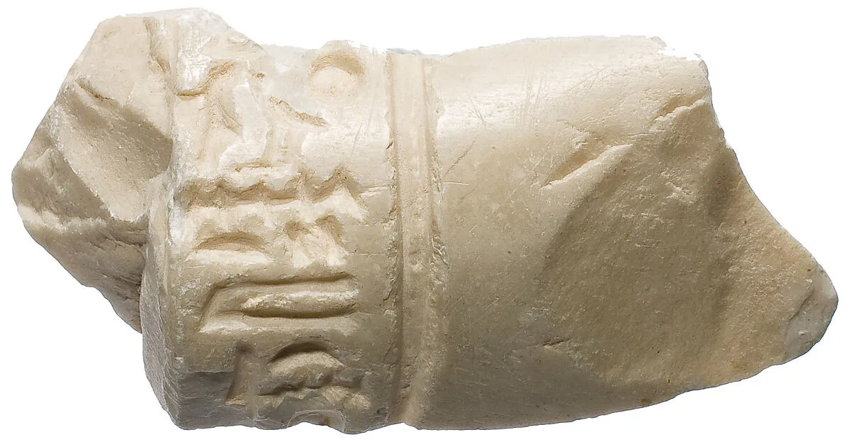 Left forearm with Aten cartouche — Unknown