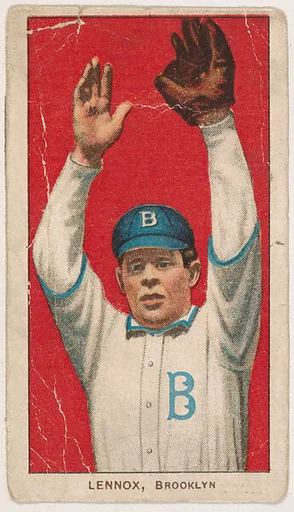 Ed Lennox, Brooklyn, from Coupon Cigarettes Baseball Issue, 1910