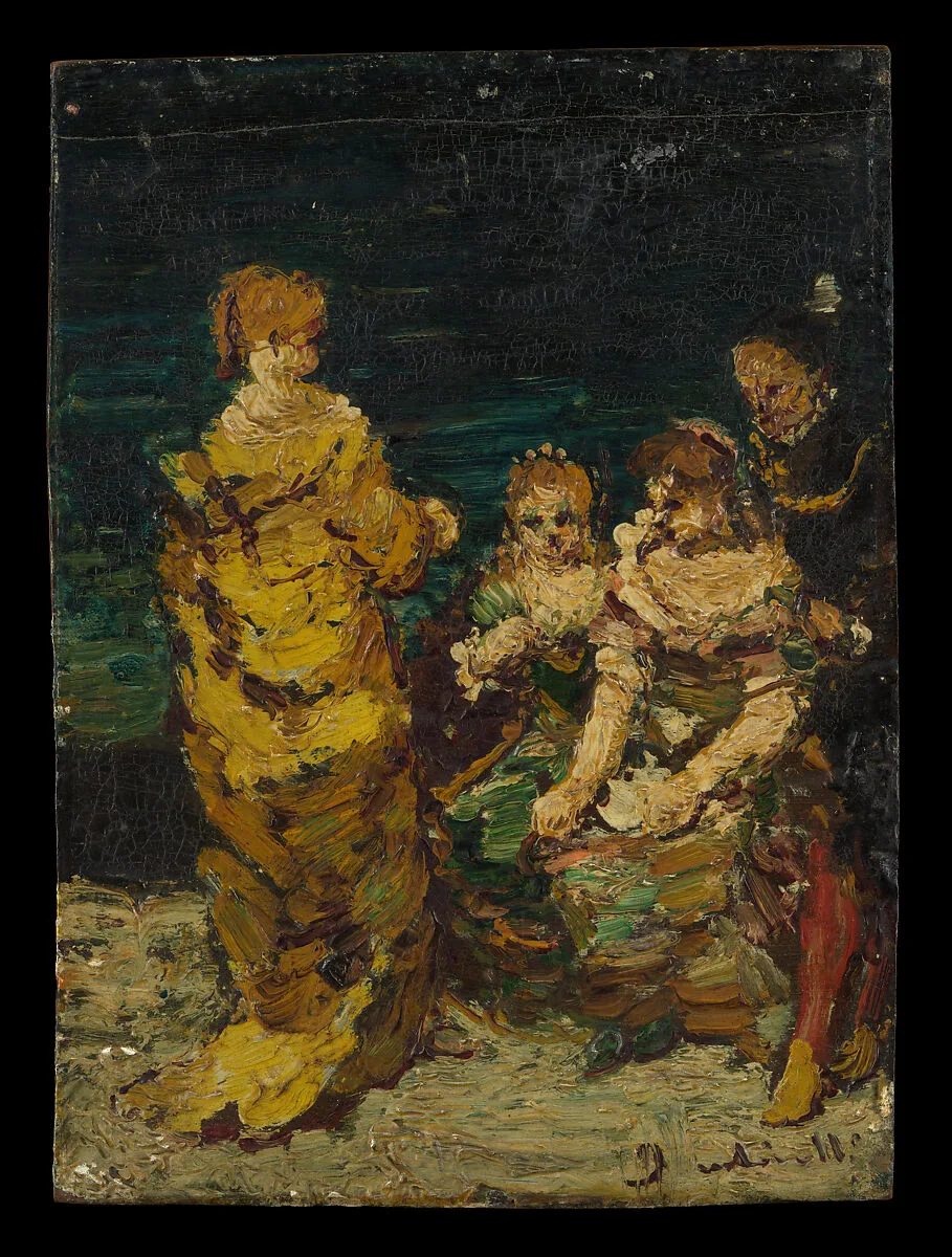 Four Figures — Adolphe Monticelli