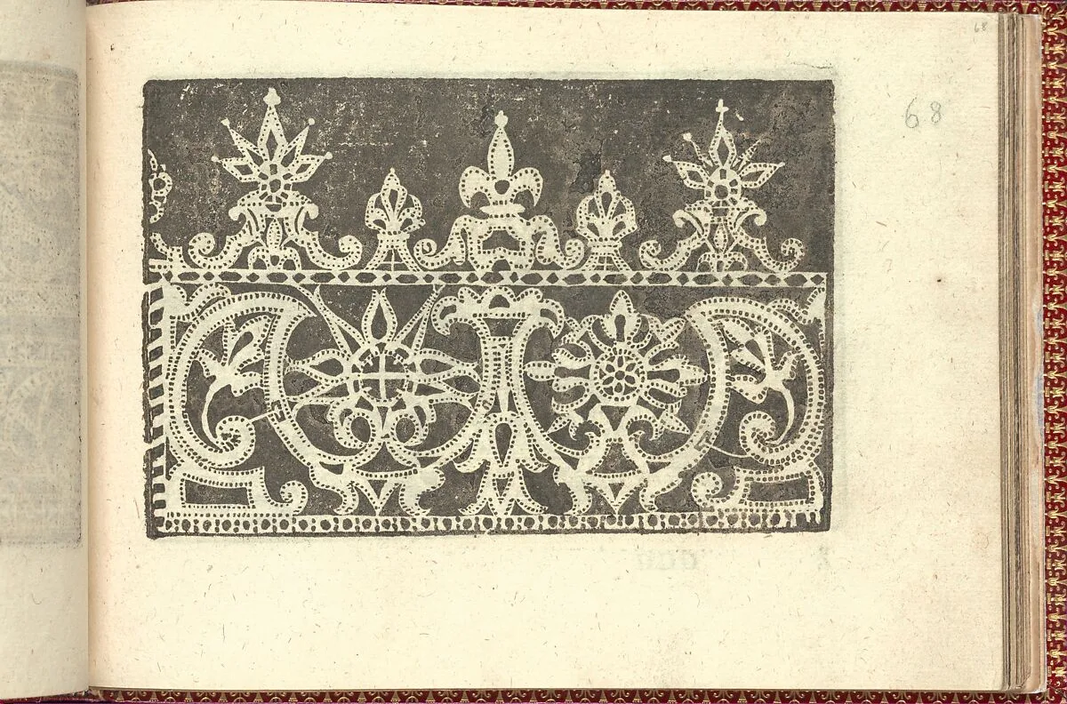 Corona delle Nobili et Virtuose Donne: Libro I-IV, page 68 (recto) — Cesare Vecellio