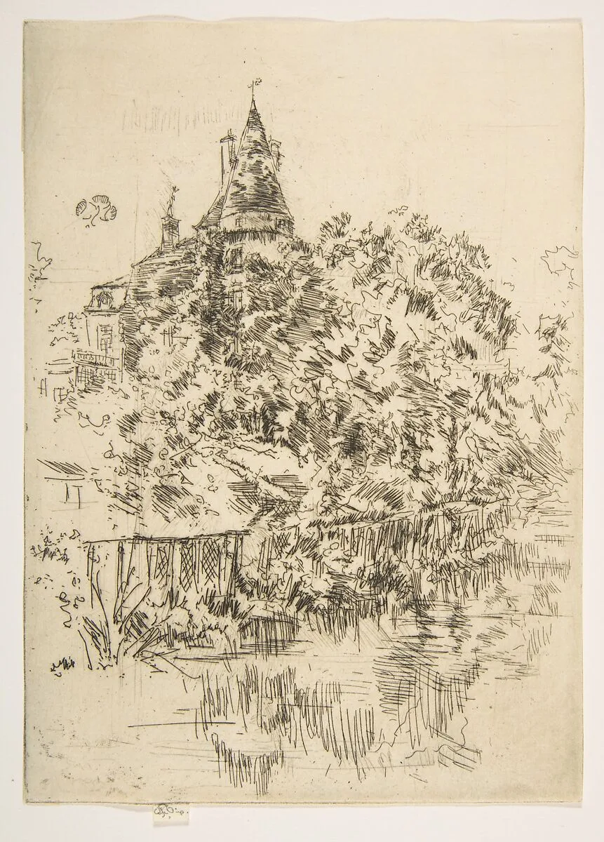 Château de Verneuil, Touraine — James McNeill Whistler