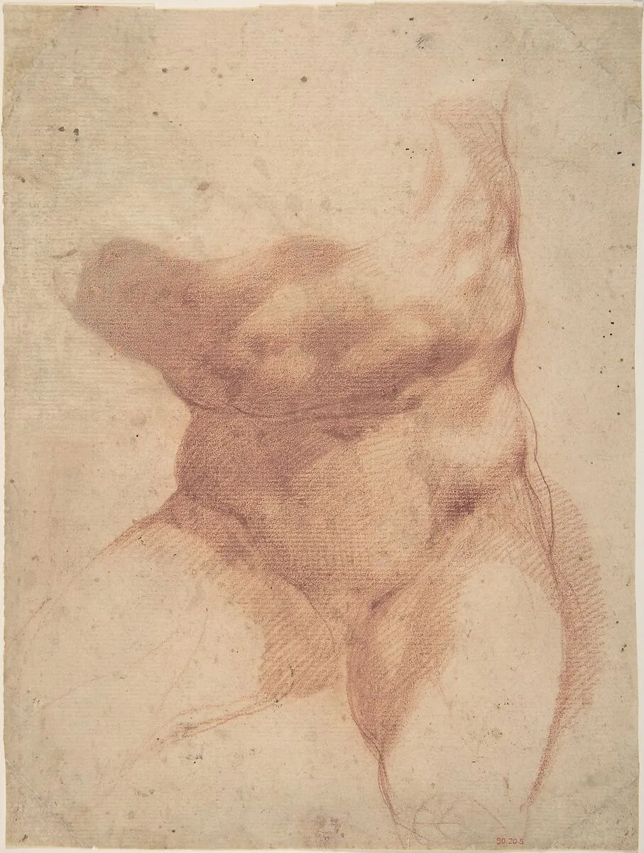 Study after the Belvedere Torso — Cavaliere d'Arpino (Giuseppe Cesari)