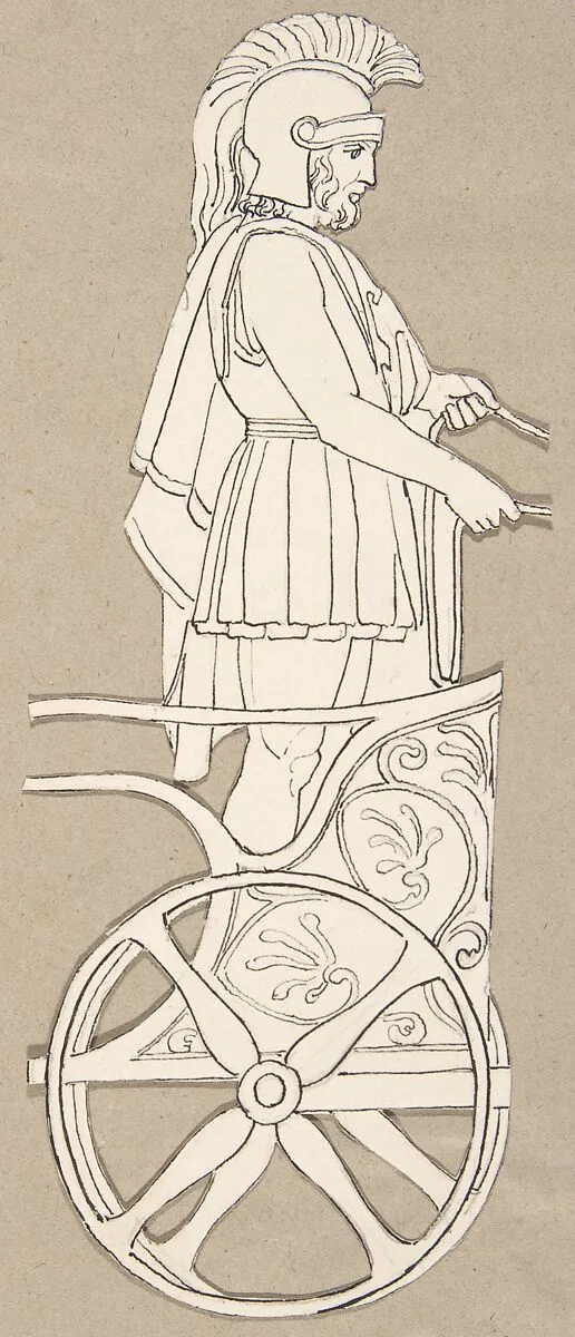 Design for large fireplace white tiles produced in Wedgwood's factory — John Flaxman