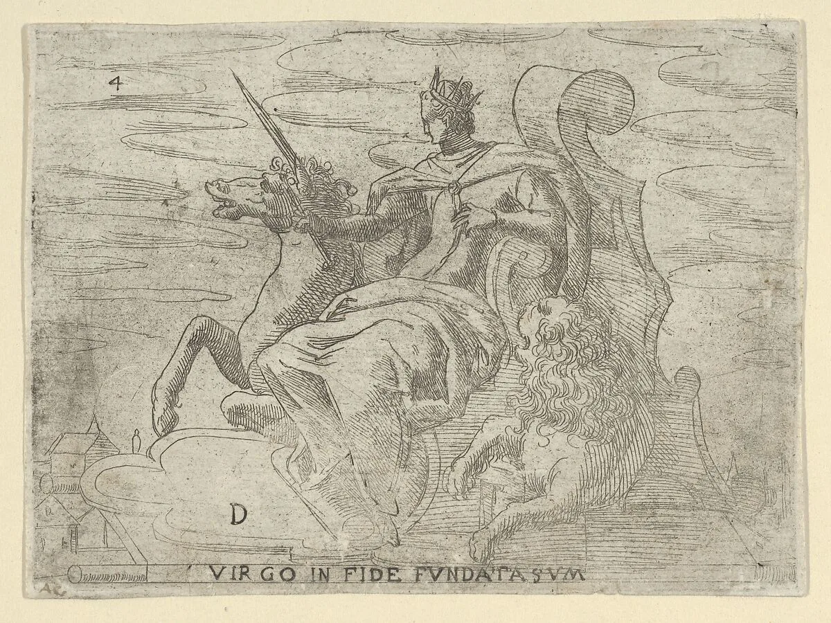 Virgo in Fide Fundata Sum — Anonymous, Italian, 16th century