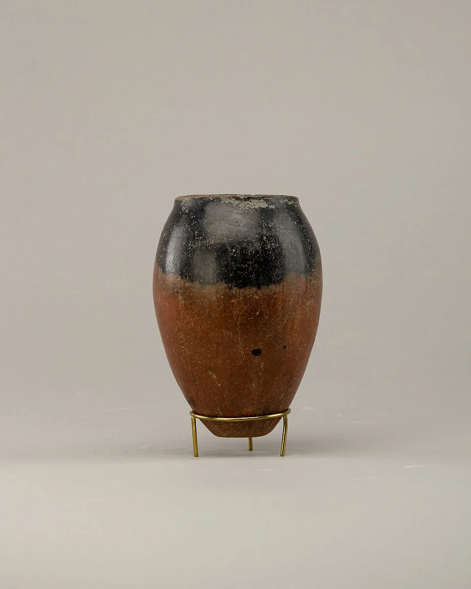 Black-topped red ware jar — Unknown