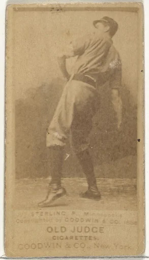 Sterling, Pitcher, Minneapolis, from the Old Judge series (N172) for Old Judge Cigarettes