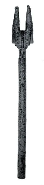 Staff with Janus Finial — Unknown