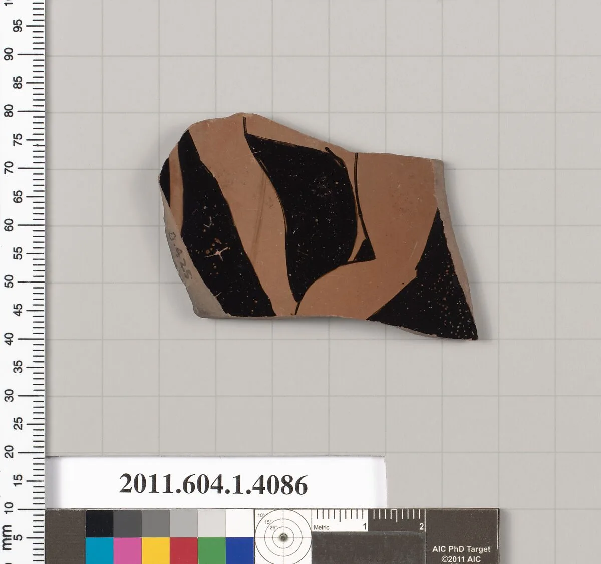 Terracotta fragment of a kylix (drinking cup) — Unknown