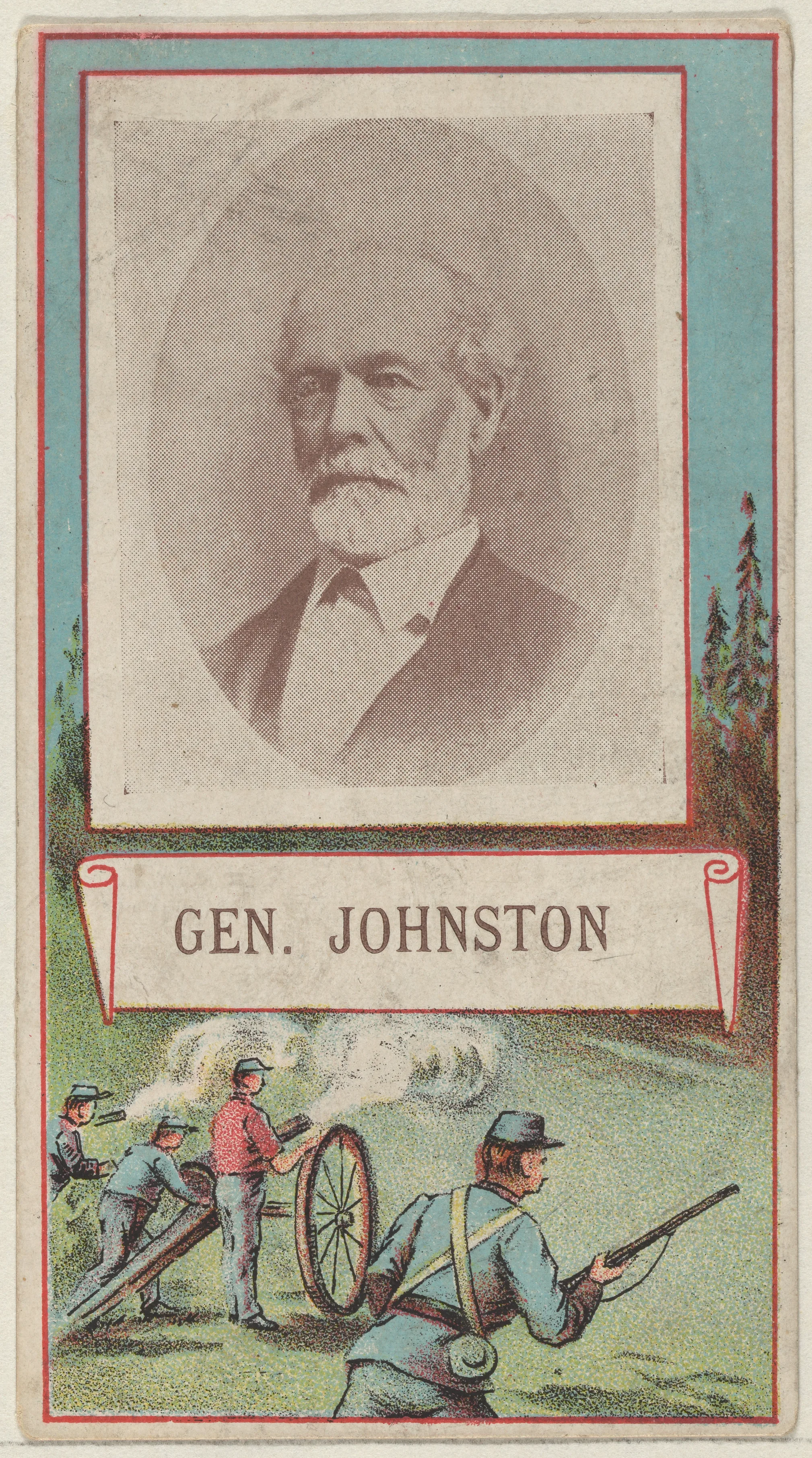 General Johnston, from the "Generals" series (T64), issued by D.H. McAlpin & Co. Tobacco Company — D.H. McAlpin & Co. Tobacco Company