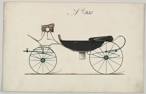 Design for Vis-à-vis/ Caleche, no. 957